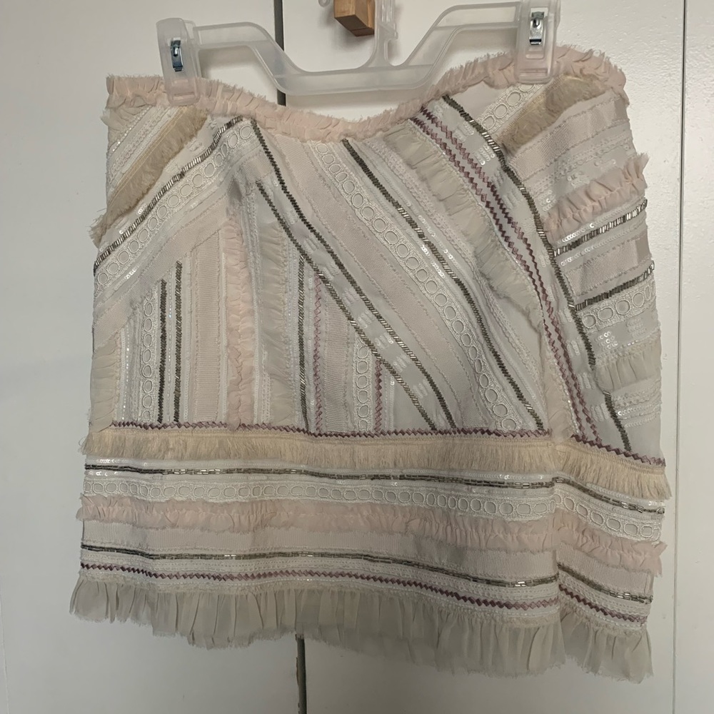 Club Monaco embellished skirt size 12
